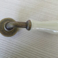 Maniglie a coppia bronzo antico per porte interne - immagine 3